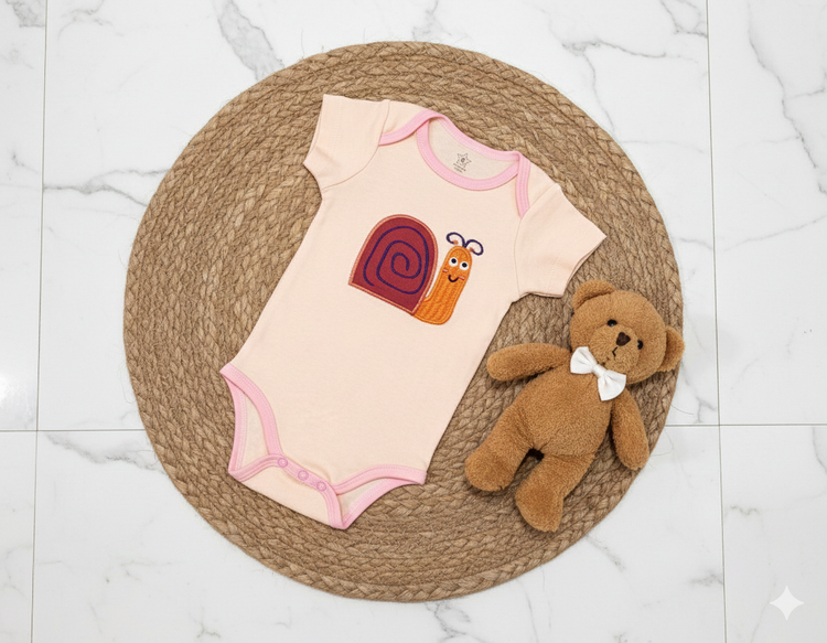 زیردکمه وارداتی حلزونی سایز ۳ تا ۶ماه